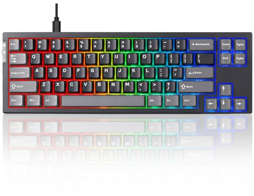 YUNZII RT68 Rapid Trigger Gaming Keyboard, Hall Effect Magnetic 68-Key Wired RGB Tastiera Hot Swapped PC Gaming Keyboard, tastiera meccanica regolabile Actuation TKL (nero)