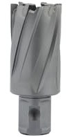 Euroboor HMSU.220 TCT Kernbohrer 55 mm, Hartmetallspitze, ideal für HARDOX, Edelstahl und hochfeste Stähle. Optimale Spanabfuhr, minimiertes Bruchrisiko.