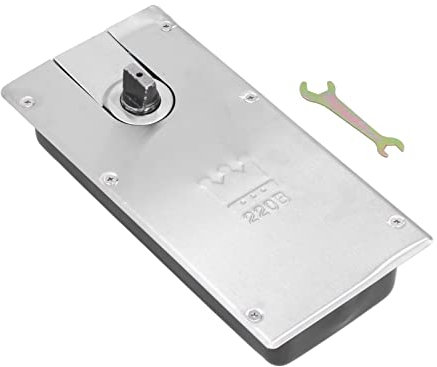FT2 Cierrapuertas con Apertura de 2 Vías, Piso de Acero Inoxidable, Amortiguador Hidráulico, Bisagra de Suelo, Bisagra de Vidrio para Puerta, Peso de 110 Kg, Otras Puertas y
