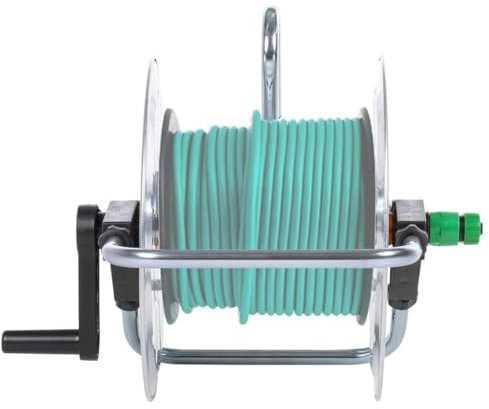 Kangmusi Schlauchtrommel Wandmontage für 50m 1/2 oder 35m 3/4 Schlauch,4005277kangmusi