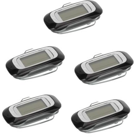 Toddmomy Lot De 5 Podomètres 3D pour Chien Compteur De Pas Moniteur De Charge Clip De Compteur De Pas pour Hommes Et Femmes Podomètres pour Personnes Âgées Trackers D'Activité