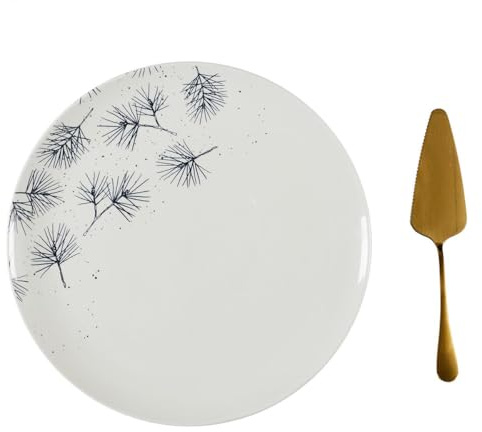 Paris Prix Plat à Tarte & Pelle Aiguilles de Pin 30cm Blanc