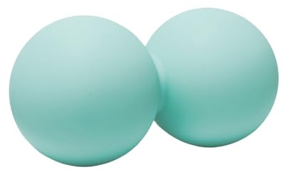 Peanut Massage Ball, Silicone Double Lacrosse Balls for Myofascial Release, Muscle Soreness Relief and Yoga, Peanut Ball for Massaging Back, Neck, Waist (Green)