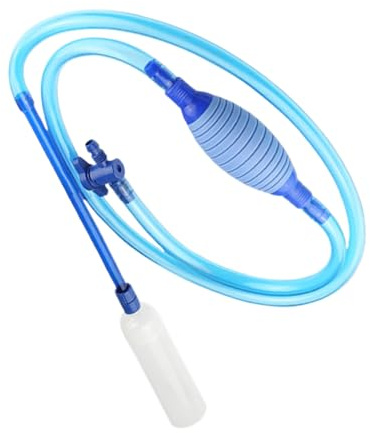 Reiniger für Aquarienkies | Handpumpe für Aquarium, Siphon und Reinigungspumpe für Aquarien | Werkzeug zur einfachen Reinigung von und Wasser für die Pflege von Salz, Wasser