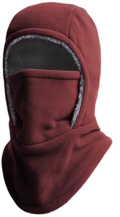 shopetei Sturmhaube Balaclava Skimaske, 2025 New Sturmhaube Motorrad, Winddicht Warm, Vollgesichtsmaske für Skifahren, Skimaske für Fahrrad Ski Motorrad Winter Unisex Einheitsgröße (Rot)