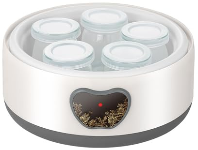 Macchina per Lo Yogurt Automatica, Yogurtiera, Capacità Sufficiente, Impermeabile e Resistente, Facile da Usare (plug And Play), Ideale Come Regalo per Uomini e Donne
