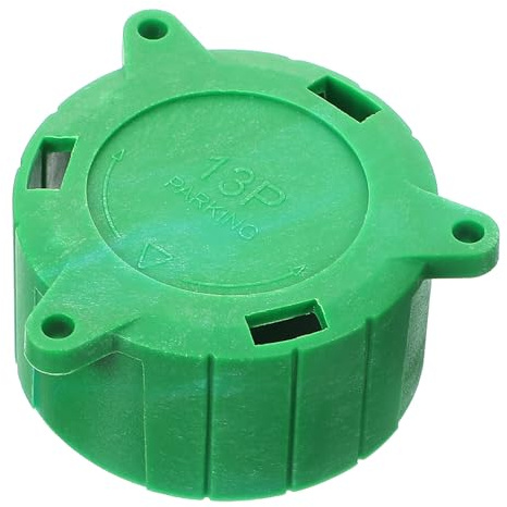 jojofuny Couvercle Connecteur Remorque 13 Broches Capuchon Protecteur Plastique Vert Adapté pour Voiture et Camion Usage Extérieur