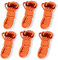 JTENG 6 Stck Abspannseile Reflektierende Ø 4 mm 400 mm Leuchtend Reflector Cord Zelt-Abspannleine con Reflektierendem Kunststoff-Faden Spannschnur Abspannleine Zeltleine , 6 pcs Orange seil
