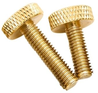 CHATROOM 2-10 STÜCKE Messing Rändelschraube mit flachem Kopf M3 M4 M5 M6(Size:6pcs M3x20x3.5)