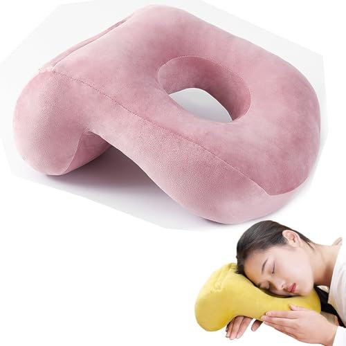 Flawless Face Pillow,nackenkissen Kopfstütze Für Massage,schreibtisch Kissen Kopf,massagekopfstütze,massagekissen Mit Dem Gesicht Nach Unten,massagekissen Kopf Loch Für Bett,massage-gesichtskissen