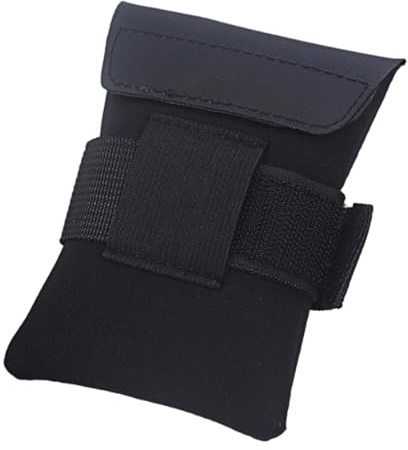 Fahrrad-Werkzeugtasche – faltbare Aufbewahrungstasche, schwarz, kleine, leichte Reparatur-Werkzeugtasche | 4,72 x 3,35 x 0,59 Zoll