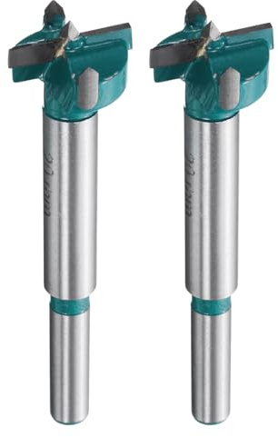 QUARKZMAN 2stk Forstnerbohrer 20mm Runder Griff aus, Länge 78mm Universelle