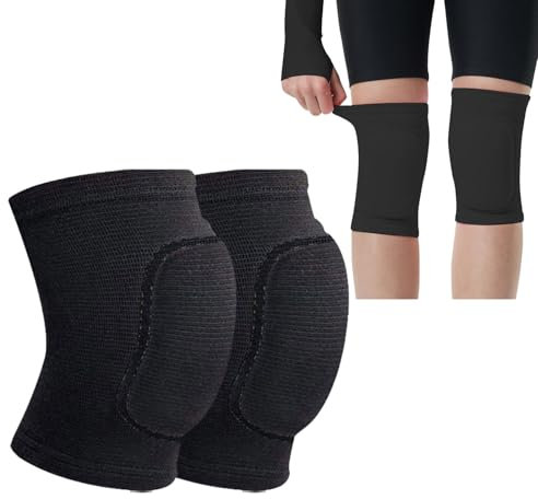 HGTRH 2PCS Knee Pads, Knee Sleeve for Men Women Protective Gear Set for Running Cycling Workout Climbing Soft Breathable Knee Guards Thick XL