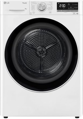 LG V9R09TC Wärmepumpen-Trockner 9 kg Kapazität, Sensor Dry, Allergy Care, Smart Diagnosis, Weiß