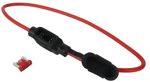 32V Mini Small Medium Auto Sicherungshalter 18/1614/12/10AWG und Auto-Flachsicherung 1St(2A,MINI_12 AWG)