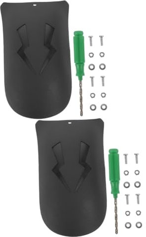 JECOMPRIS Modifikation Eines Elektromotorrads Koppel Unterlage Motorradzubehör Schmutzig Roller Schmutzfänger -tankrucksack Motorradständer Motorradhelm Motorradschloss Black Plastik