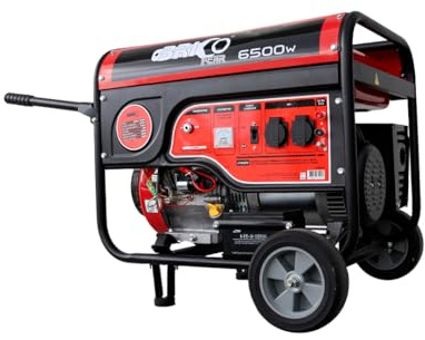 Bricoferr Generador Gasolina - 6.5 KVA, 15HP Monofásico