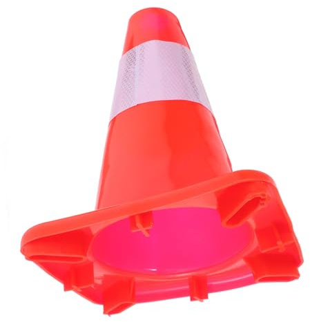 MUCKLILY Warnröhre für Straßenkegel üben Konstruktionskegel Größe Fußball-Trainingskegel im Freien verkehrskegel verkehrsleitkegel Basketballkegel zum Training für den Sport PVC