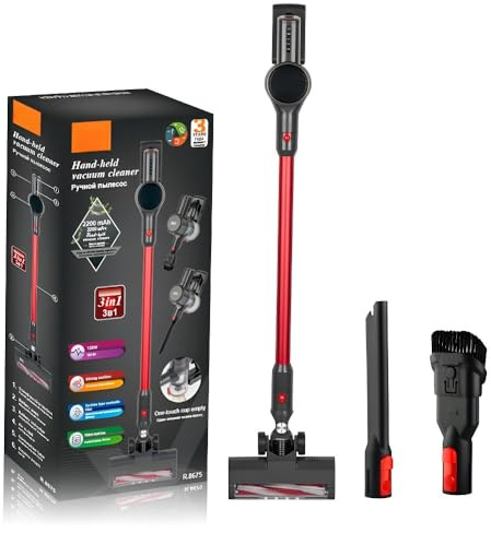 TS TAC-SKY Aspirapolvere Portatile Wireless For Uso Domestico, Ad Alta Potenza, Design Portatile 3 In 1 For Una Pulizia Efficiente