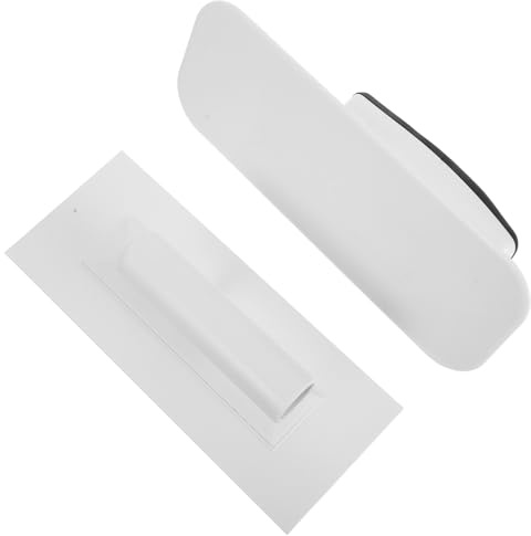 PENIKOKO 2piezas Llana Plástico Para Enlucir Paredes Herramienta Con Borde Para Alisar Acabado Profesional y Texturizado Artístico De Paredes Para Reformas y Decoración