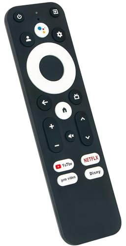 VINABTY Télécommande Vocale Remplacée Convient pour Strong Leap-UNA Android TV Strea-Ming Stick und Passend für Strong SRT41 Leap-S3 4K UHD Google TV Sti-CK
