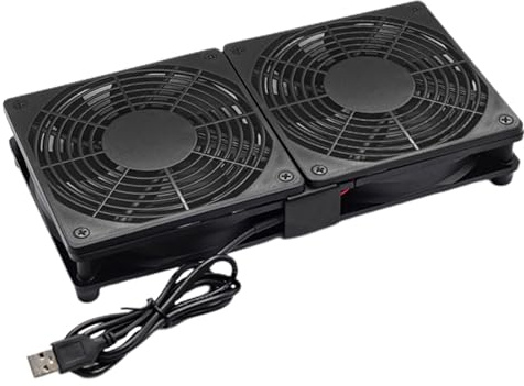 Computer Fans - USB Powered Portable Computer Notebook PC Fan | USB Powered Cabinet Cooler Blower with Strong Air Flow for Po