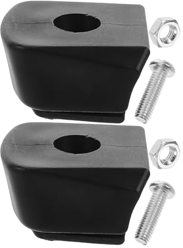 KICHOUSE 2 Pezzi Gomme Freno per Pattini Rotelle e Inline Antiscivolo con Superficie Testurizzata Compatibili con Vari Modelli Facile Installazione per Sicurezza e Stabilità Durante lo