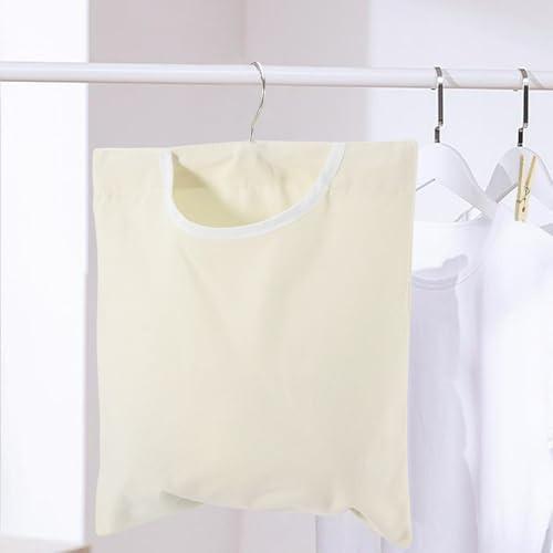 Laundry Clothespin Bag, 13.33x11.25 inch Hang on Line Clothes Pin Hanging Bag Clothespin Holder with Large Opening for Clothesline Outdoor Outside Wardrobe for Home Balcony Travel