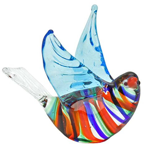 Glass Of Venice Colombe en Verre rayé
