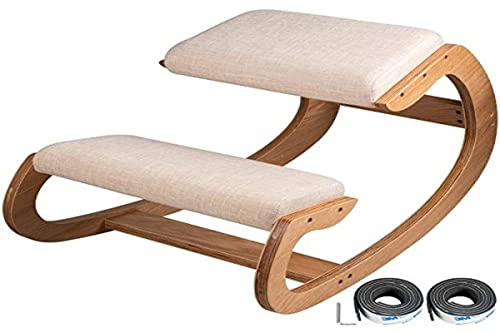 VEVOR Ergonomischer Hocker Verstellbarer Hocker Ergonomische Kissen Komfortabler Schreibtisch für zu Hause Formung und Stressabbau Ergonomischer Sessel Knie Hocker