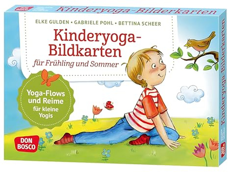 Kinderyoga-Bildkarten für Frühling und Sommer: Yogaflows und Reime für kleine Yoginis. Einfache Yoga-Übungen für Kita & Grundschule. Bewegen – ... und innere Balance. 30 Ideen auf Bildkarten)