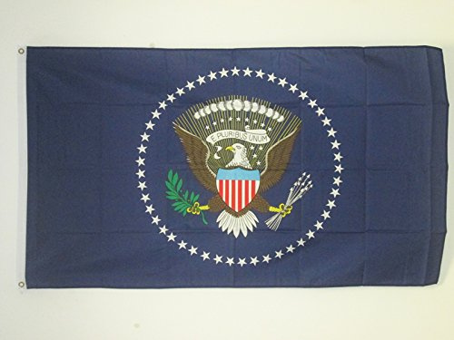 AZ FLAG Flagge USA Präsident 90x60 cm Polyester 100D 2 Ösen | Für innen und außen Vereinigten Staaten von Amerika dekorative Flagge doppelte Nähte und verstärkte Kanten mit Metallösen