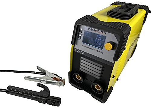 WELDINGER MMA-Elektroden-Schweißinverter EW181 L dig Lift WIG Hot Start Arc Force regelbar VRD 5 Jahre Garantie