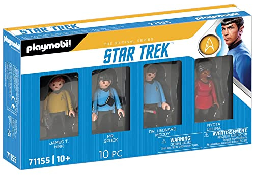 PLAYMOBIL Star Trek 71155 -Figurenset, 4 Sammelfiguren für Fans und Kinder ab 10 Jahren