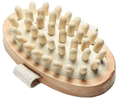 Masse-masseur anti-cellulite Brosse de douche en bois Corps minceur des brosses Muscle Détendez le masseur du cuir chevelu.