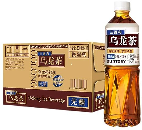 Starry Mart Oolong Tea Sugar Free Bottled Tea Drink 500ml (15 Bottles)