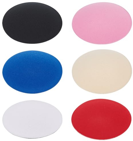 BENECREAT 6 Stück 6 Farben Runde Fascinator-Hutbasis, 11cm Sinamay Base Derby Cloth Damen Sinamay Hutbasis Für Millinery Magic