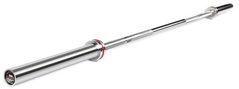 DIAMOND Olympische Langhantelstange 150/180/220 cm Power Training [maximale Belastung 330 kg] olympionisches Loch 50 mm | rutschfester Griff (220 cm)