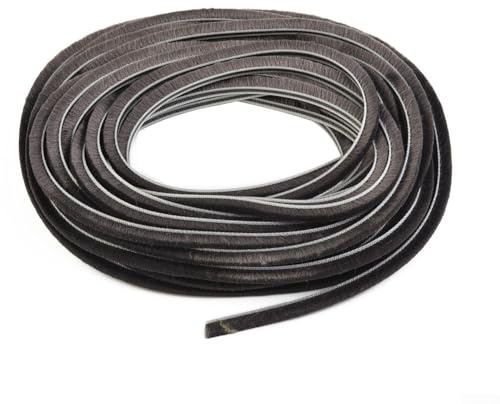 Joint de porte 10m brosse anti-poussière étanche avec isolation phonique pour portes intérieures extérieures maison appartement et bureau