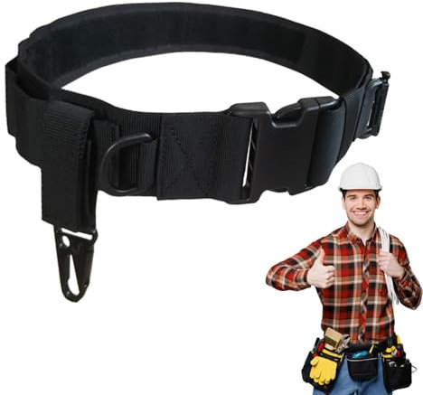Hailerio Cintura per attrezzi da elettricista, Cintura per attrezzi da falegname - Cintura porta attrezzi regolabile per elettricista - Borsa portautensili versatile e confortevole per elettricista,