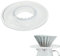 Pour Over Coffee Dripper Stand - Soporte duradero para goteo de café, soporte para filtro de café de resina transparente para
