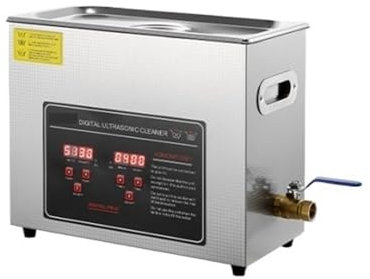 MZZYG Macchina Pulitrice A Ultrasuoni Pulitore Ad Ultrasuoni con Timer Digitale E Riscaldatore Pulitore Ad Ultrasuoni for Gioielli Macchina for La Pulizia Riscaldata in Acciaio Inossidabile(6L)