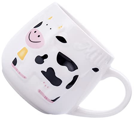 Cabilock Taza de Cerámica Patrón de y Aislamiento Térmico | Diseño Adorable y Creativo, Boca Ancha, Obsequio para Cumpleaños o Aniversario, Uso Diario para Café en Casa