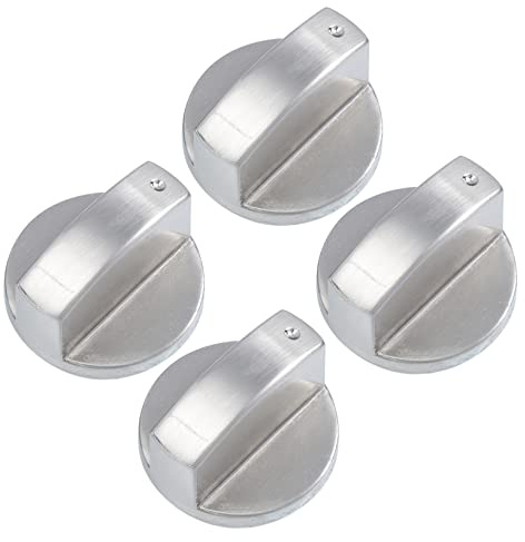 LIFKICH 4pièces Boutons De Commande Pour Cuisinière Métal Allié Remplacement Pratique Et Pour Vos Appareils De Cuisson