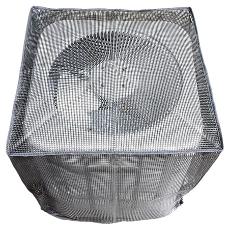 Copertura per aria condizionata, protezione in rete AC, cappuccio antipolvere pieghevole, protezione impermeabile dalle intemperie, facile installazione, ideale per il raffreddamento domestico e la