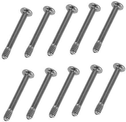 NUOBESTY 10piezas Tornillos Largos Ventilador De Caja De Pc Tornillos Autorroscantes Para Radiador De Refrigeración Líquida Componentes De Computadora Para Montaje