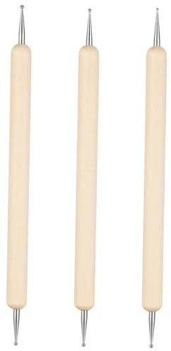 GARIOUANS 3 Piezas Herramientas Para Esculpir Arcilla De Punta Esférica Juego De Estiletes De Bola Para Esculpir Relieve Diseño De Relieve