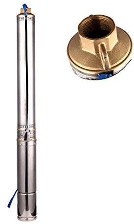 SHYLIYU Tiefbrunnenpumpe Edelstahl Tauchpumpe 3 Zoll,3300l/h 20m Kabel Pumpensteuerung lieferung bis zu 89m wasserpumpe für brunnen hauswasserpumpe landwirtschaft Bewässerung Hausgarten industrielle
