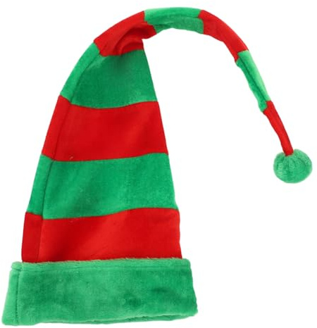NUOBESTY Weihnachtself Hut kreative Plüsch Lange Hüte Foto Prop Partei bevorzugt Kostüm Kopfschmuck