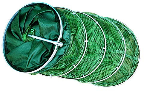 YMYGCC fischreuse Doppel-Edelstahl-Ringe 5 Schichten zusammenklappbare Fischpflege Net Folding Garnele-Fischen der Dip-Netz-Rahmen 50kg Last (Color : 25cm x 200cm)